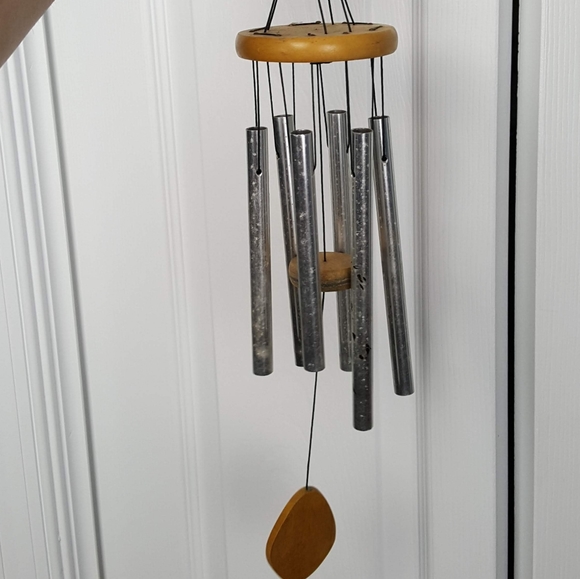 Vintage Wood and metal wind chimes - Picture 6 of 8